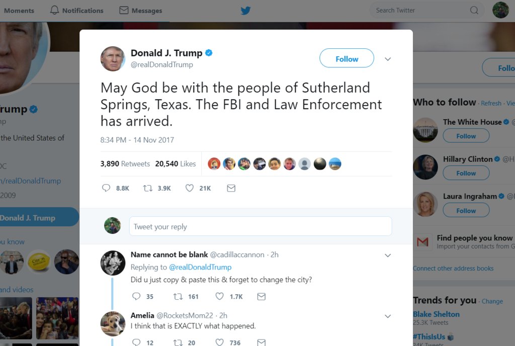 aboringdystopia's tweet photo. Mass Shootings Are Now So Frequent That President Trump Just Copies-And-Pastes His Condolences https://t.co/hqcNwQf2qL