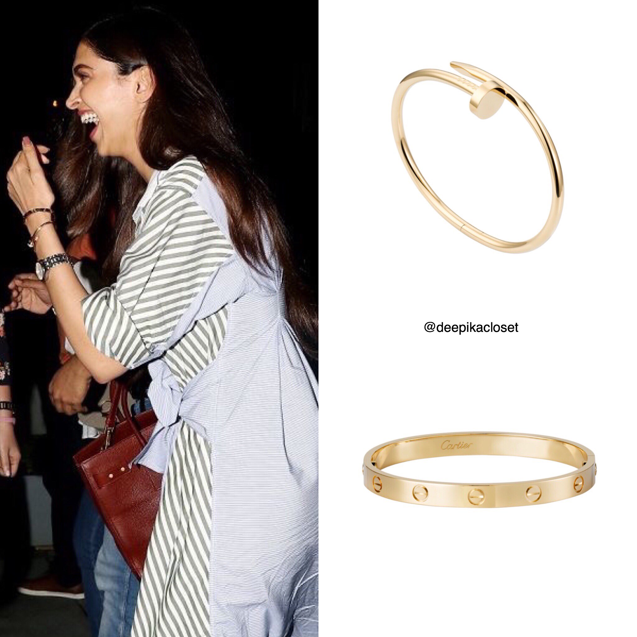 Cartier love bracelet deepika clearance padukone