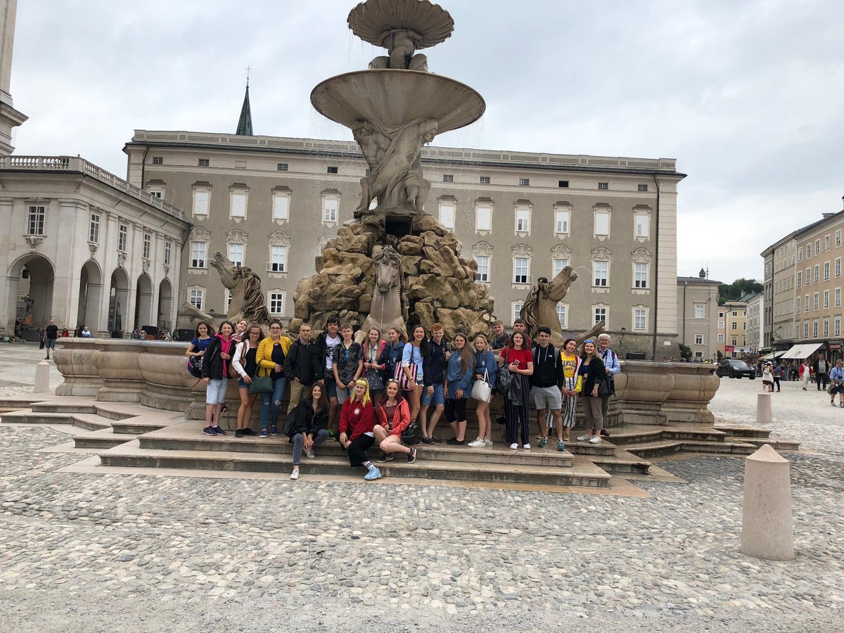 hub_north's tweet photo. Yesterday spent in Hellbrun and Saltburg followed by our first concert in Hof. Choir sang superbly - well done!! https://t.co/7rrxTWUVZ7