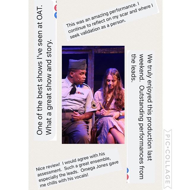 alex_s_freeman's tweet photo. People seem to like the show. One more chance to see it before it’s gone! #OATViolet #VioletRolla #theatre #musicals #musicaltheater #musicaltheatre #director #directing https://t.co/LA3acVq3Ey https://t.co/5eFnNynHtw