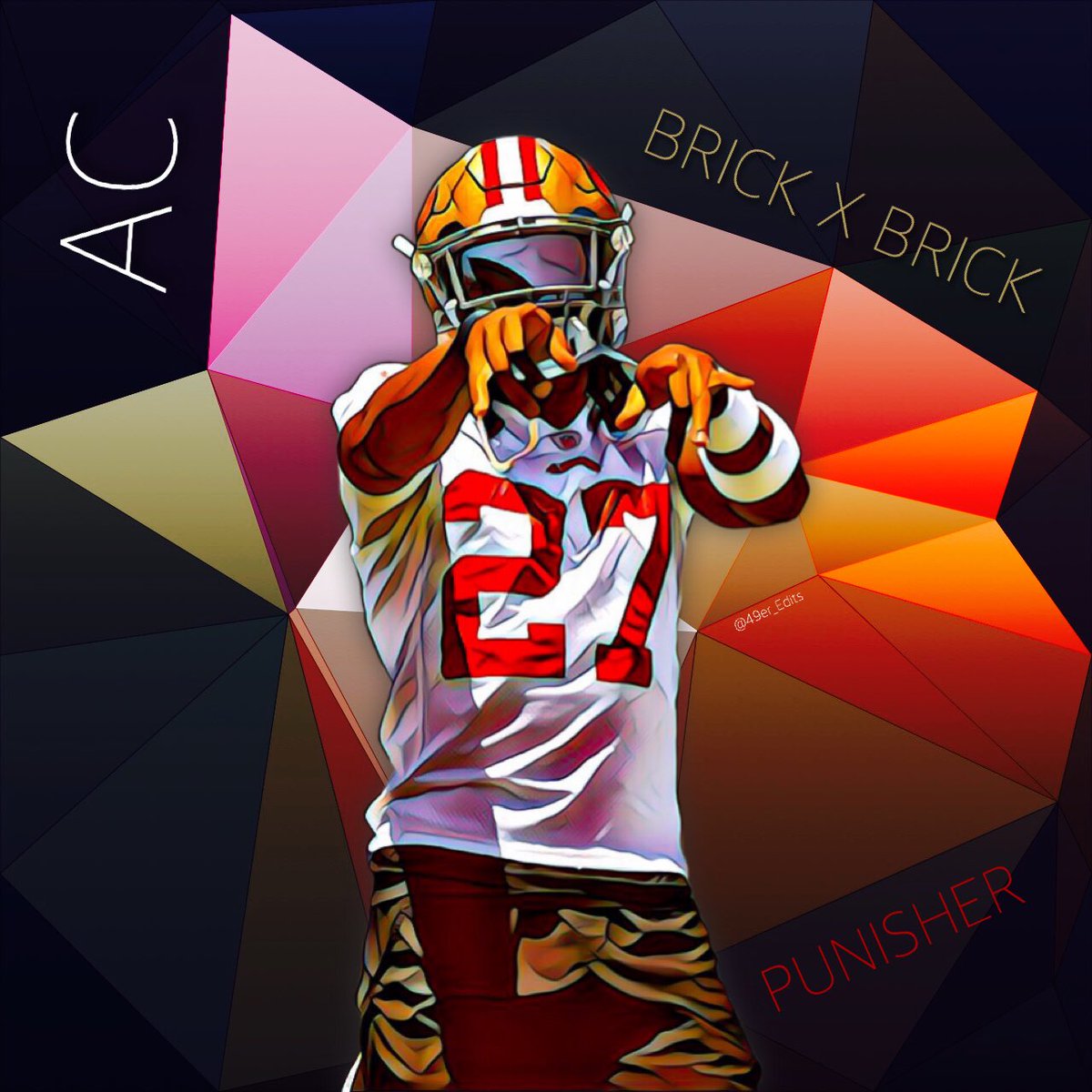 49er_edits's tweet image. AC 💀 🔥❄️ Fire &amp;amp; Ice and nothing nice. The Punisher is coming for you! FYI I will be in an area that might not get Wi-Fi so if I go off the grid I will be back Tuesday. Have a great weekend Faithful. Positive Vibes only. #49ers #AC27 #adriancolbert #ThePunisher
