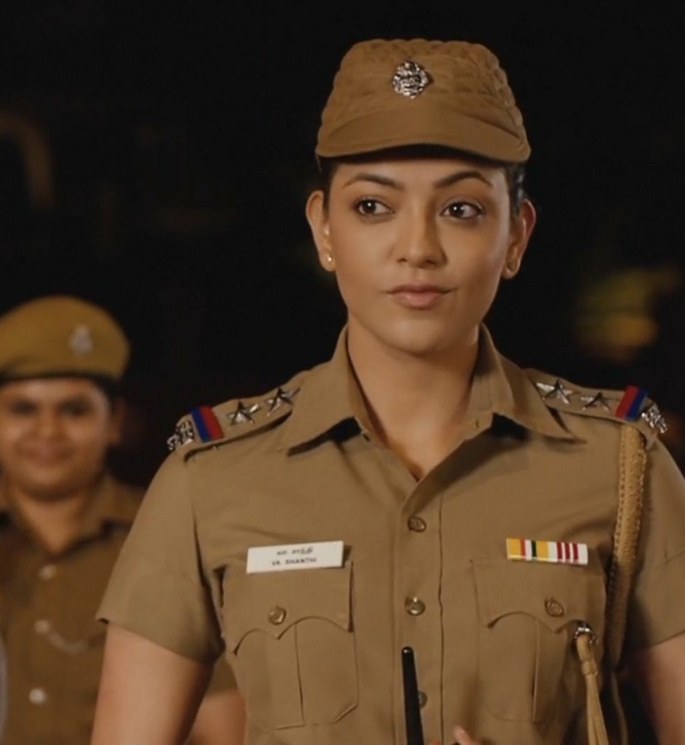 Cute Police Girl #KajalAggarwal From #Jilla #KajalAgarwal #Kajal #Kaju  #Kajalism #ஜில்லா, image size:972x1057