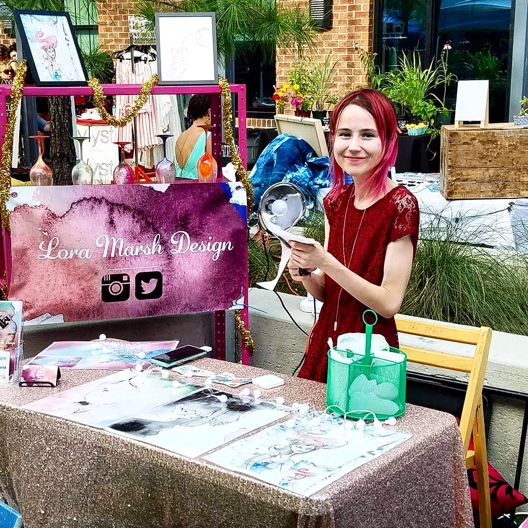 PixieStrmDesign's tweet photo. Me at Charleston Night Bazzar tonight selling my work. Cant wait to come back next month with more of a variety of products!
#illustration #artdaily #art #drawing #sketch #artist #loramarshdesign #chs #CharlestonSC #chucktown #lowcountry #SummervilleSC #emergingartist #etsyseller https://t.co/CFXmibDpAo