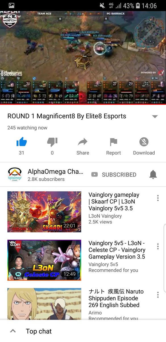 728 CCV on NimoTV and 245 on YouTube!

Game 1 for Round 1 Magnificent 8 Tournameny by ELITE8

m.nimo.tv/live/40604396