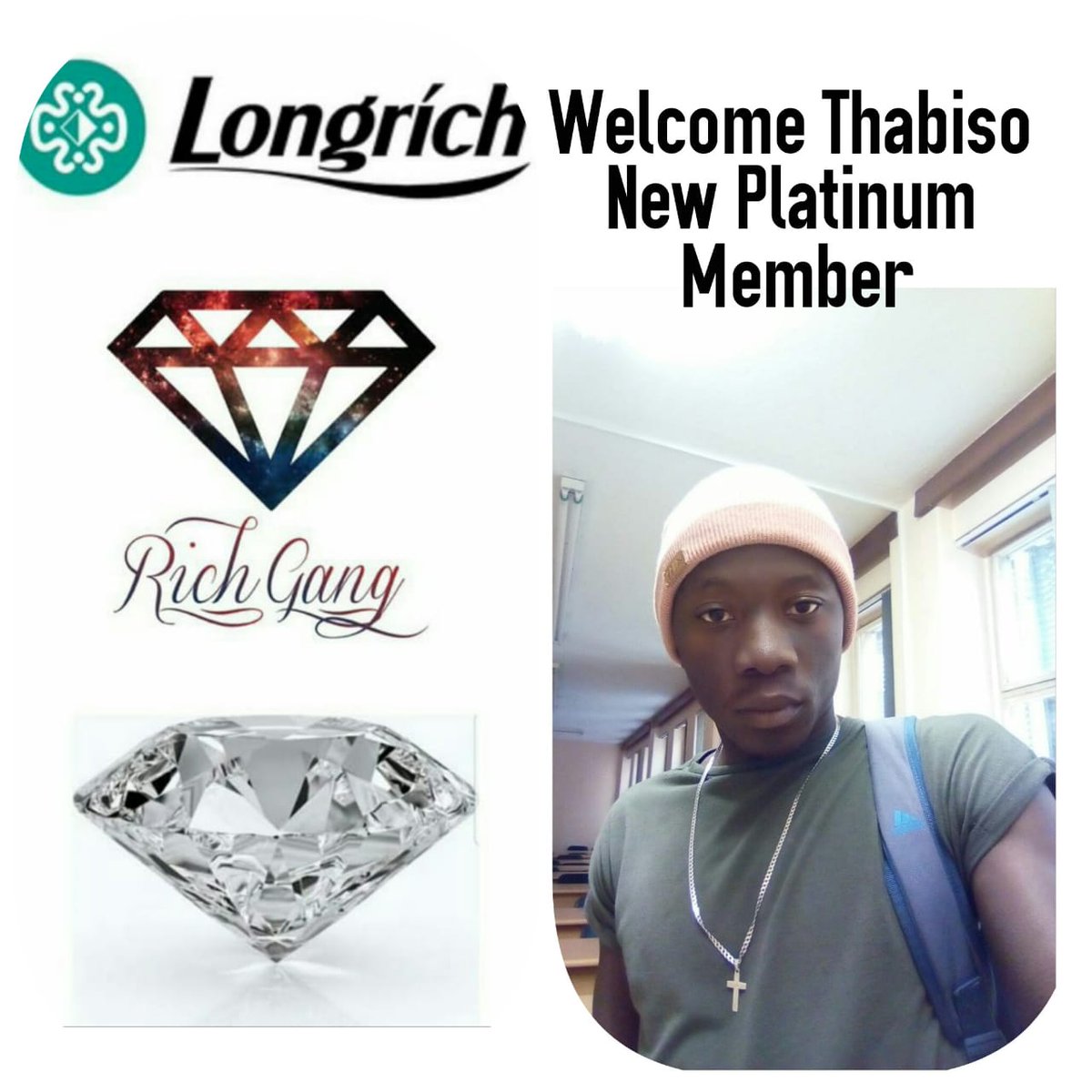 🌟🎉💰💎 EXPANSION ALERT!!!
Welcome Thabiso to the winning Team #Team_Dominion #Longrich_Bioscience