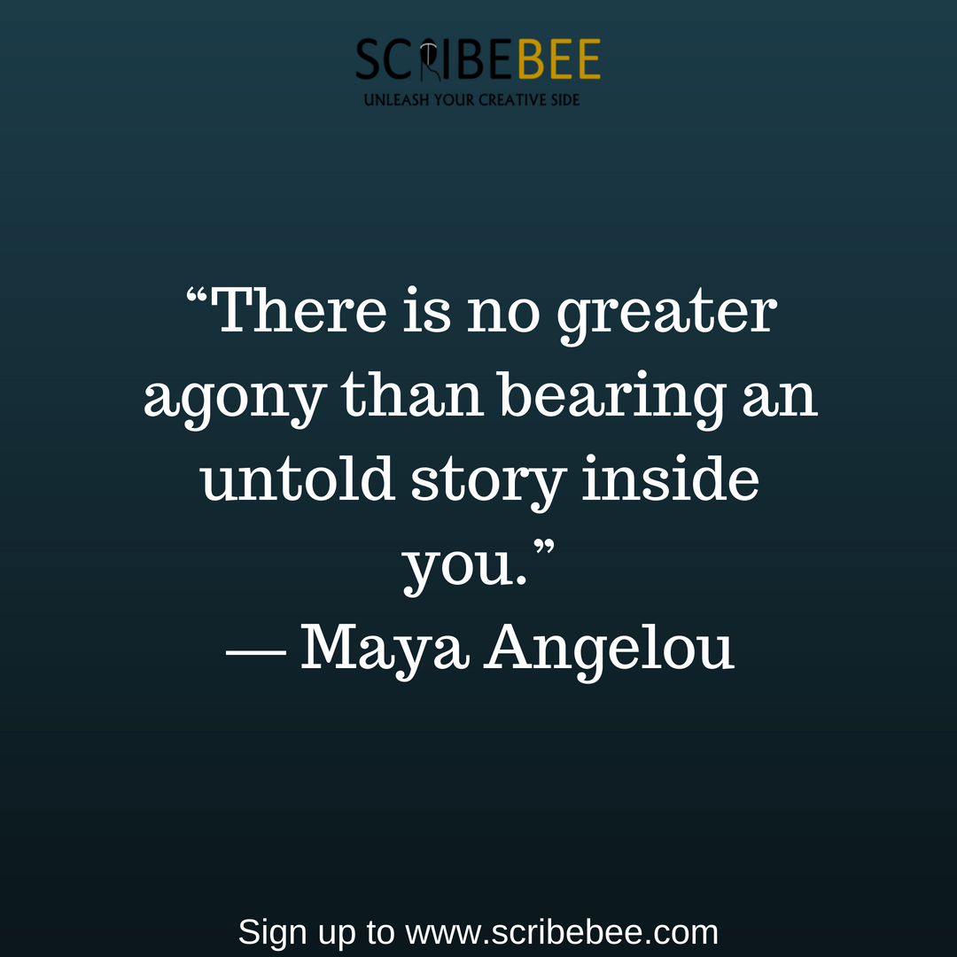 ScribeBee's tweet photo. “There is no greater agony than bearing an untold story inside you.”
― Maya Angelou
Join https://t.co/c4rIY2sQKx
#Writing #reading #creativity #Storytelling #writingcommunity #daretowrite #daretoread #scribebee #positivesocialmedia #education #educational #educationiskey https://t.co/wrj3qwD03S