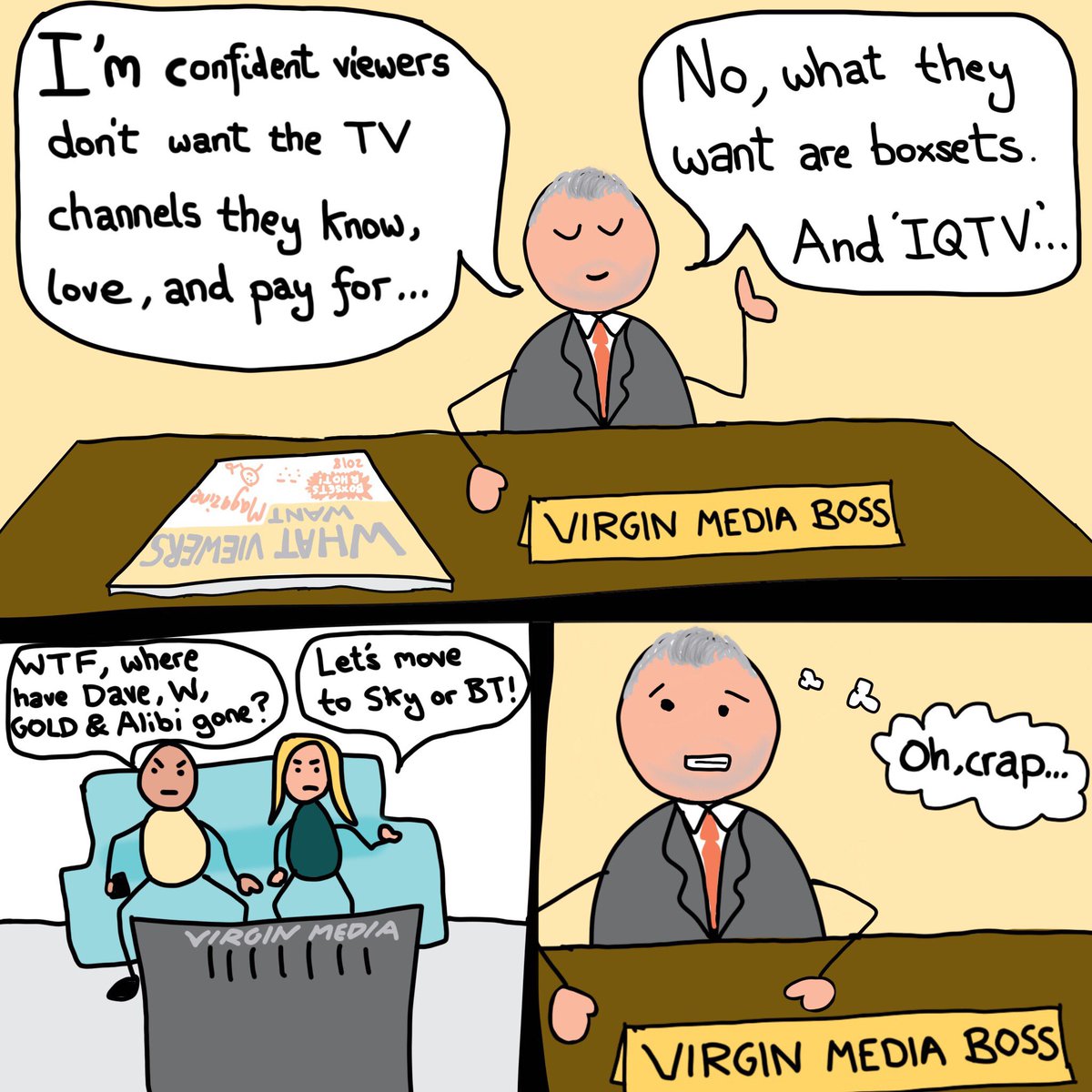 letsdoodleit's tweet photo. @virginmedia @UKTV Basically what's happening... #virginfail https://t.co/oGOWDJ2H6P