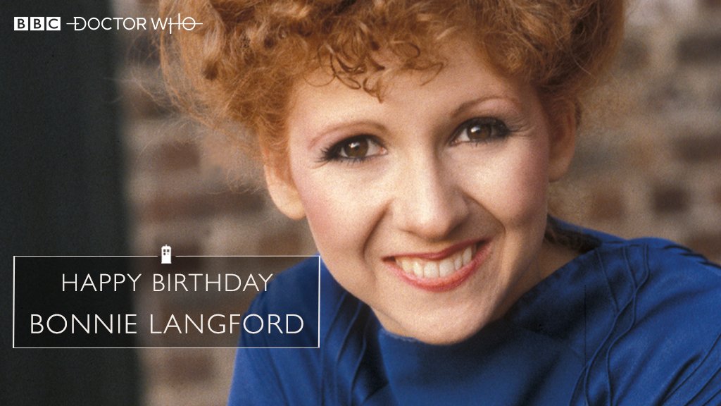 Happy birthday to the marvellous Mel - Bonnie Langford! 