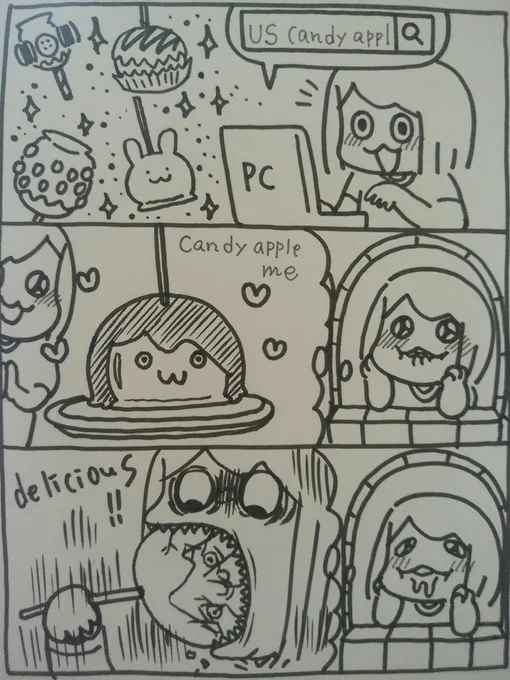 @Ekuseru420 Thank you very much for your comment ! we love candy apples ! 