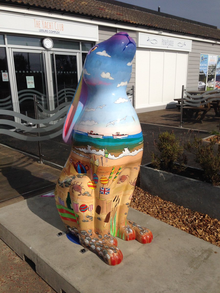 WobblySquab's tweet photo. #62: Holiday Hare has chips and ice cream on him! 🍟🍦@GoGoHares2018 #GGH18 https://t.co/v1rucBX3MV