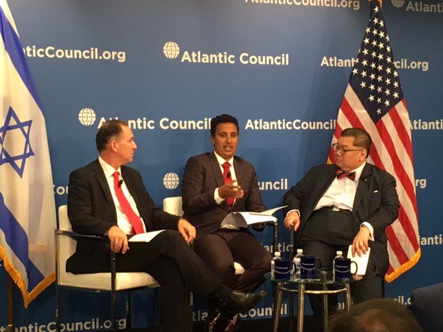 MASHAVisrael's tweet photo. The @AtlanticCouncil Africa Center and the Embassy of @IsraelinUSA co-hosted in Washington an experts panel in celebration of #MASHAV60 anniversary in the presence of distinguished guests. Read in full https://t.co/sXnwWdb9WO https://t.co/mVKvGPb94d