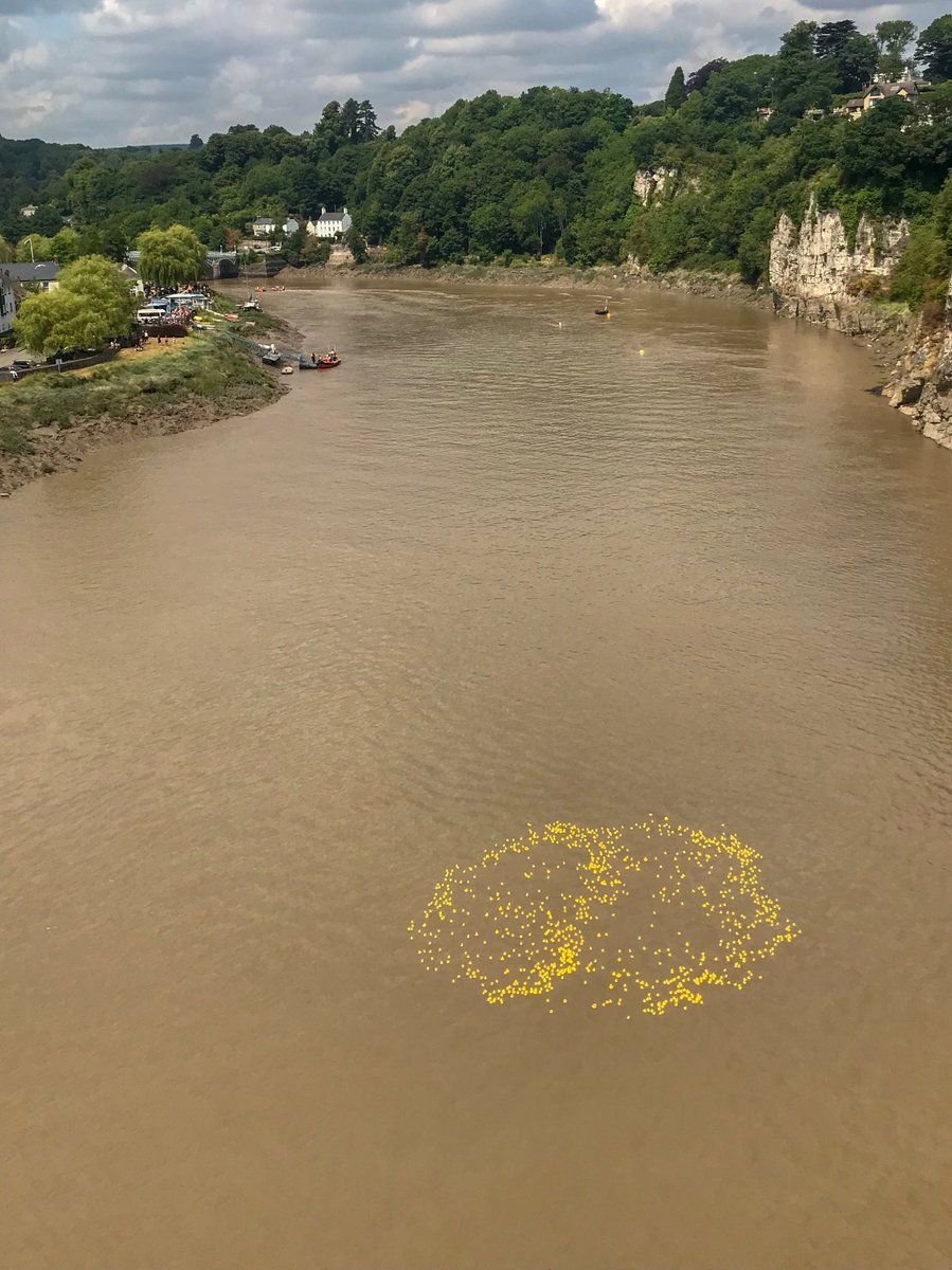 SARAbeachley's tweet photo. An excellent day for the Great SARA Duck Race !  Thanks to everyone who came and supported SARA, bought duck tickets and watched the cliff rescue or the lifeboat demonstrations, or both, and the crew who made it all possible. https://t.co/ruBbYqnCU5