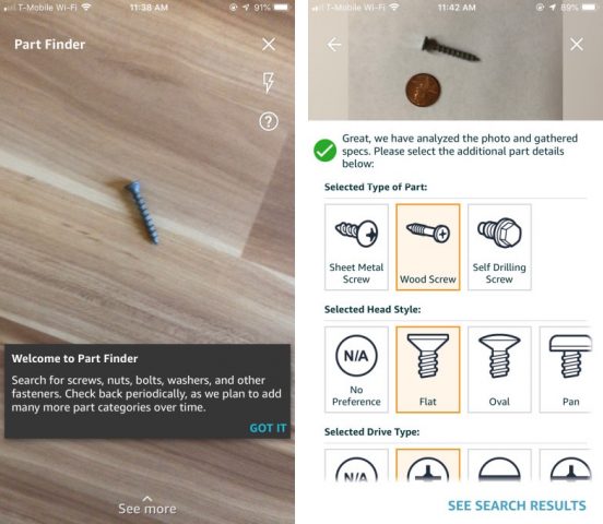 JournalDuGeek's tweet photo. L’application Amazon identifie les vis grâce à la réalité augmentée https://t.co/Bq10bw3i9h https://t.co/xgiAShUMxh