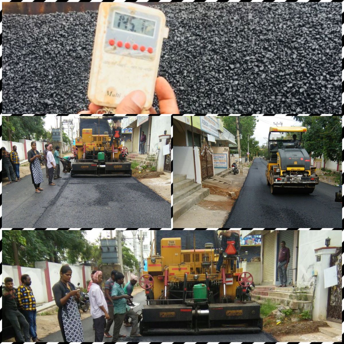 EE_LBNagar's tweet photo. @CEMaint_GHMC @ZC_LBNagar @CommissionrGHMC @GHMCOnline 
Swatchh Namaskar Sir 
Recarpeting of damaged BT road after restoration of excavated trench ( for water supply trunk main ) at main road FCI colony in ward 15 Vanastalipuram. https://t.co/sGVan8lz9t