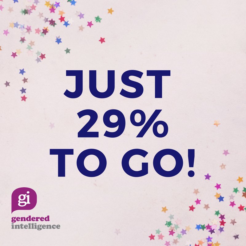 Genderintell's tweet photo. THIS IS NOT A DRILL: We are now TANTALISINGLY close to reaching our £10,000 goal 😱. Just 29% stands between us and our biggest ever #transgender #youth  summer #camp (200+ folks!) 🏕🌿🐾🐛🐞. Our time's nearly up, please donate what you can ❤️ https://t.co/cc1VwITYS6 PLEASE RT https://t.co/VN7MCRXYSr