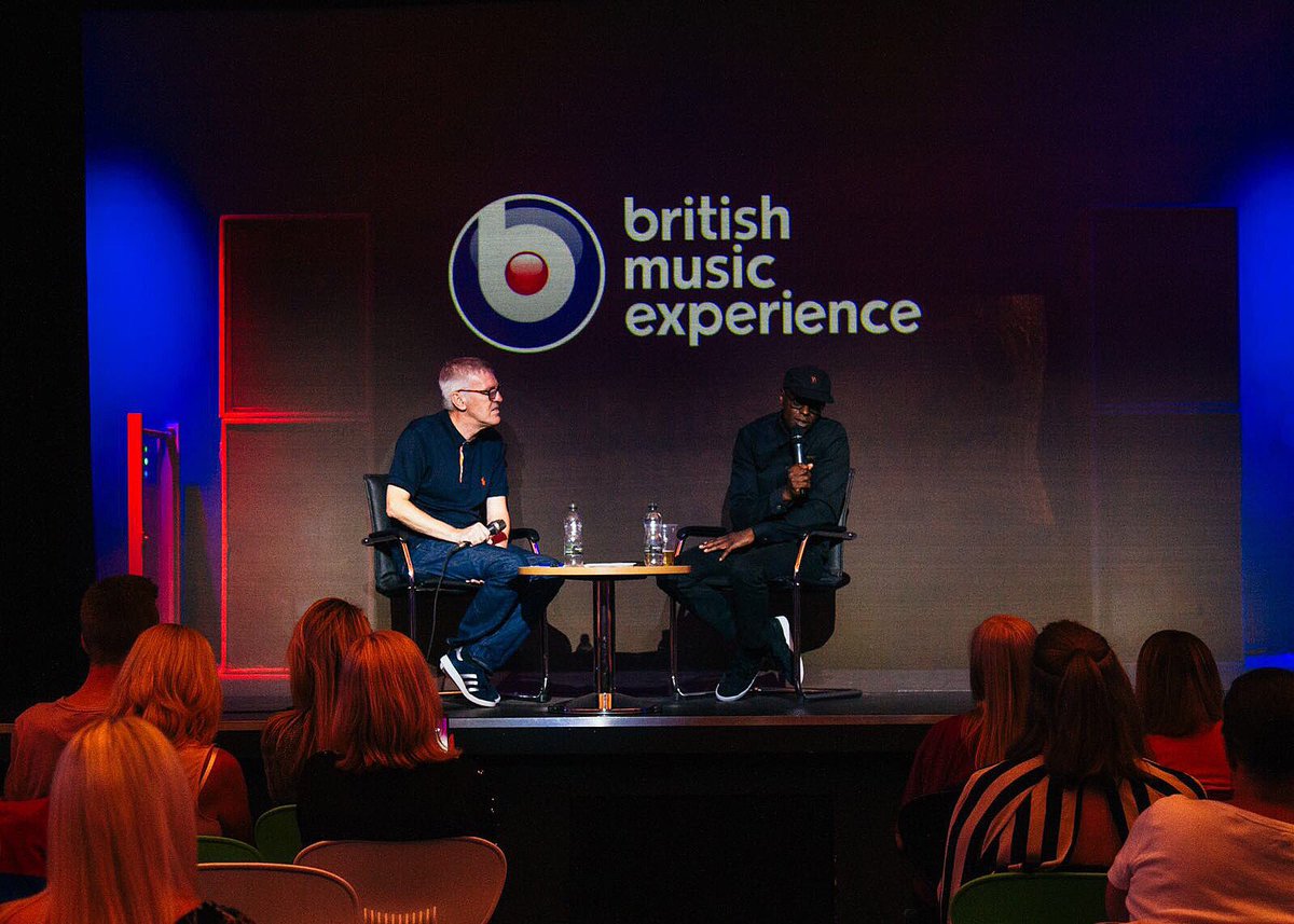 weareNBTM's tweet photo. @djtrevornelson kicked off @limfestival with an insightful talk at the @britishmusicexperience about 90’s R&amp;B and the launch of his exhibition #limf2018 📸 - @ollie606 https://t.co/9PQsN9eGHR