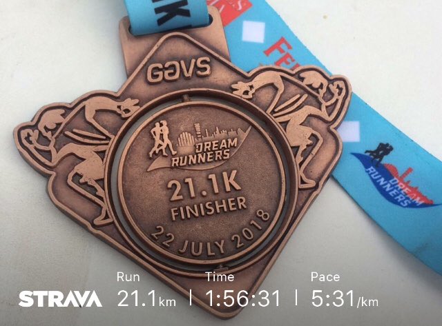 theramesh86's tweet photo. Completed GAVS Dream Runners Marathon with my Best timing 1:50:23 https://t.co/rM9I2xxZOb