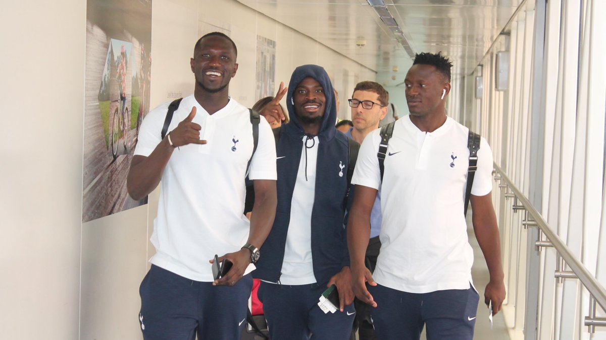 SpursOfficial's tweet photo. We’re off to America! 🇬🇧 ✈️ 🇺🇸 

#SpursInUSA https://t.co/RD6w2FIngi