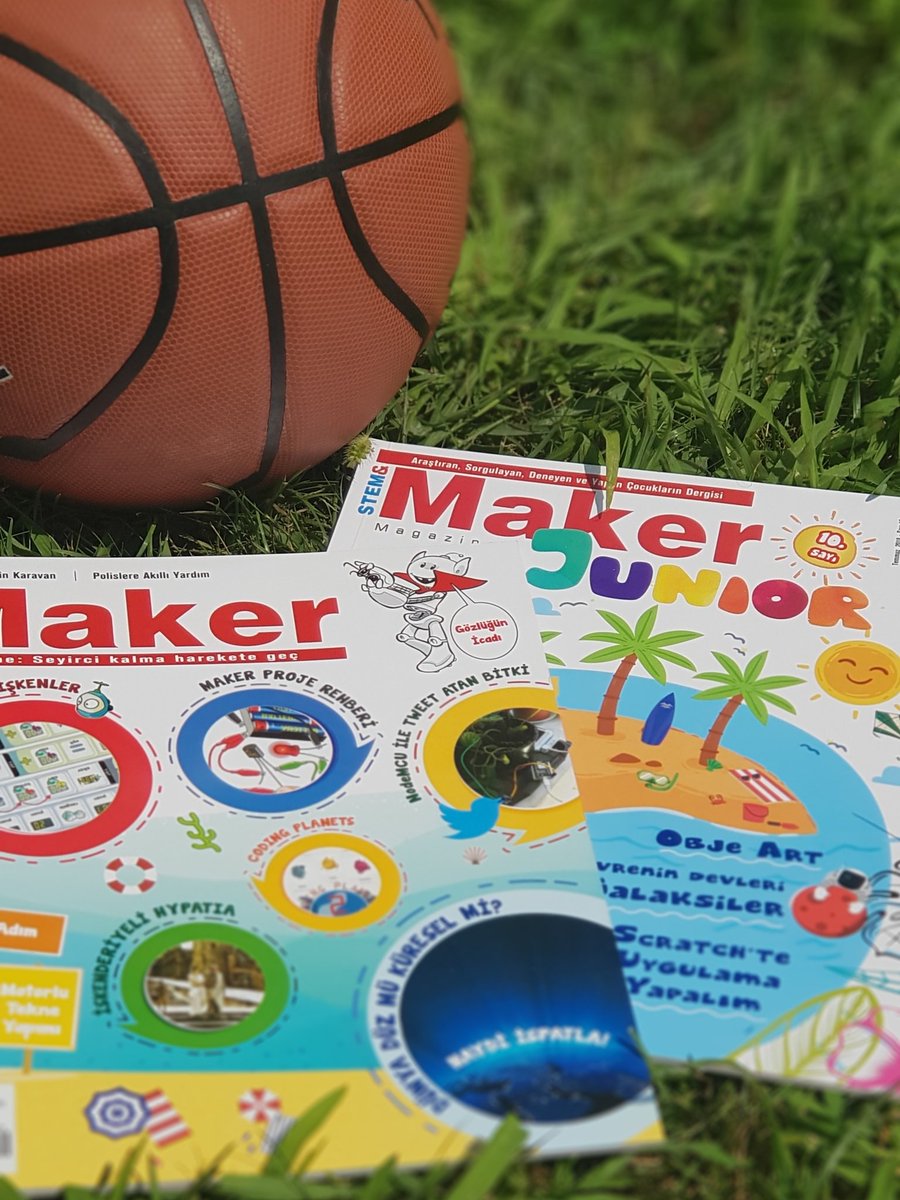 stem_maker's tweet image. Yazın tadını çıkarmayı unutma! #StemMaker ve #MakerJunior dergilerimiz çayırda çimende, marketler, kitabevleri ve bayilerde! #Pazar #İyiTatiller pusulakitaplik.com/catinfo.asp?ci…
