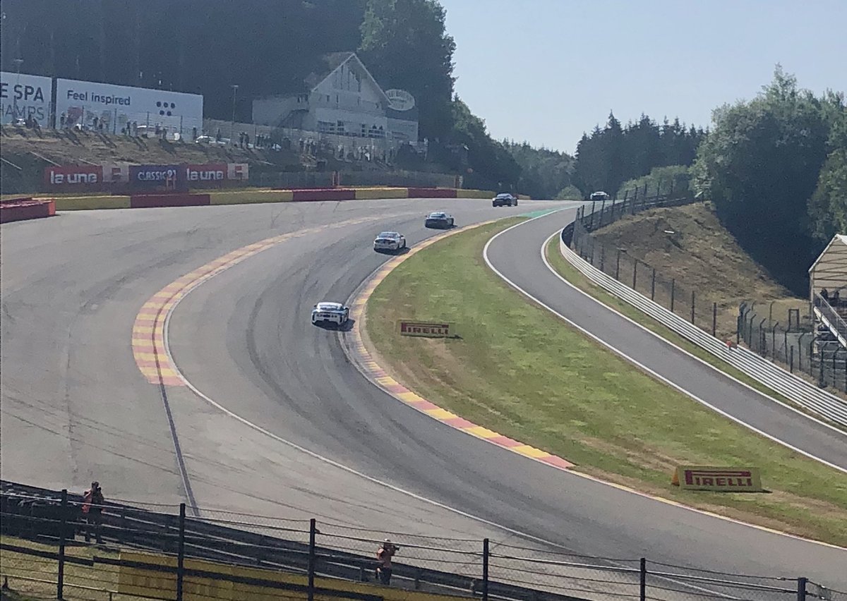 We may be a bit biased, but doesn’t our #55 <a href="/GinettaCars/">Ginetta</a> G55 GT4 look great going through Eau Rouge?!