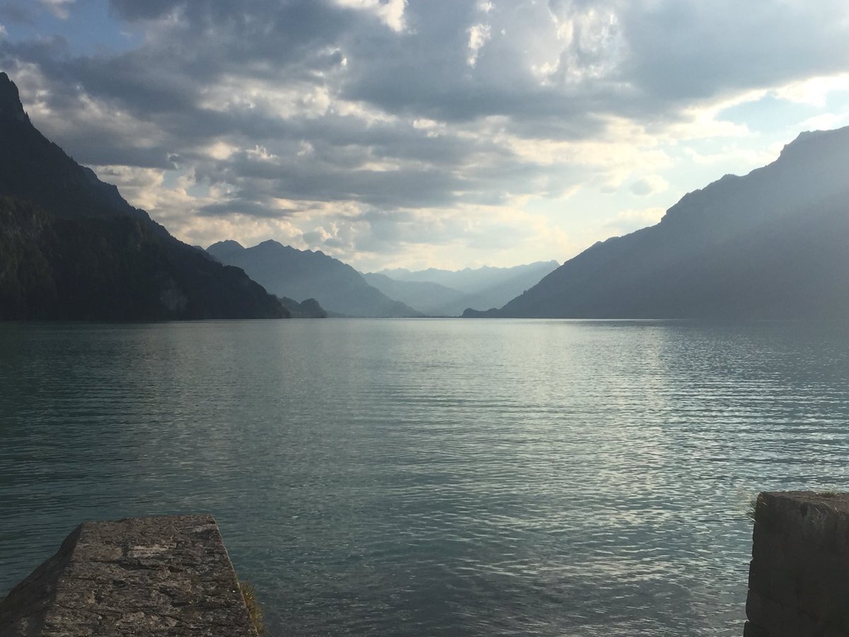 HamsAbroad's tweet photo. From Italy we spent a few days in Switzerland, coming over St Gotthards Pass in the alps. We were cold for the first time in months! The mountains and lakes of Switzerland are similarly on the list of places to revisit, stunning scenery. #Switzerland https://t.co/PfK0xr5sq8