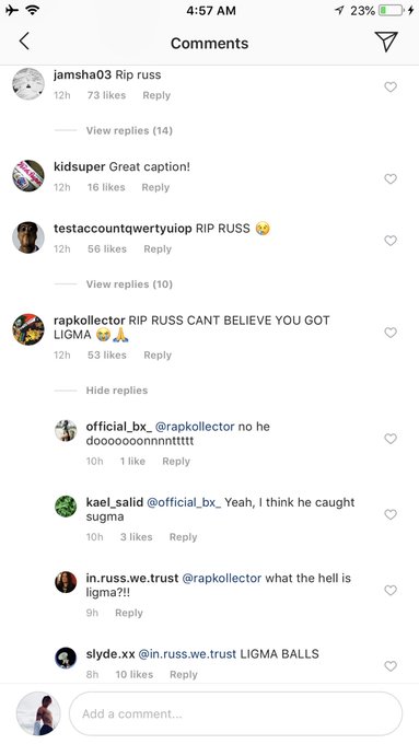 When you been gone 😴 all day from traveling on the road and wake up to this nonsense on the GOAT&rsquo;s ig