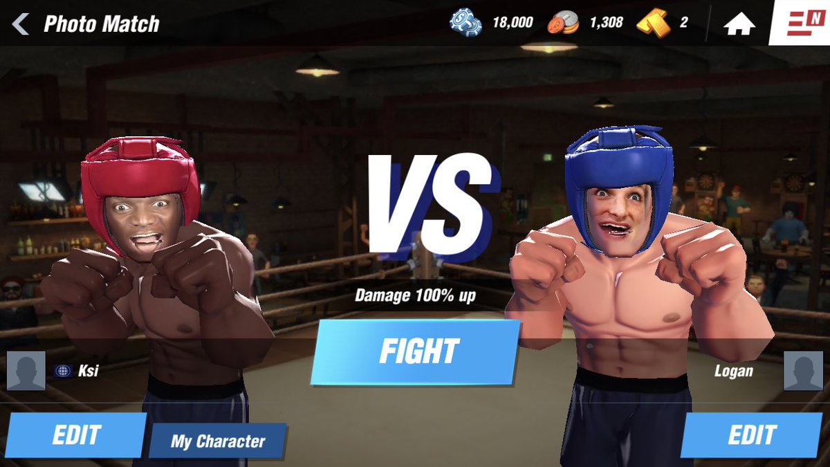itzjcp's tweet photo. @ksi gassed for the match this will be the outcome https://t.co/XRSQpE6o17