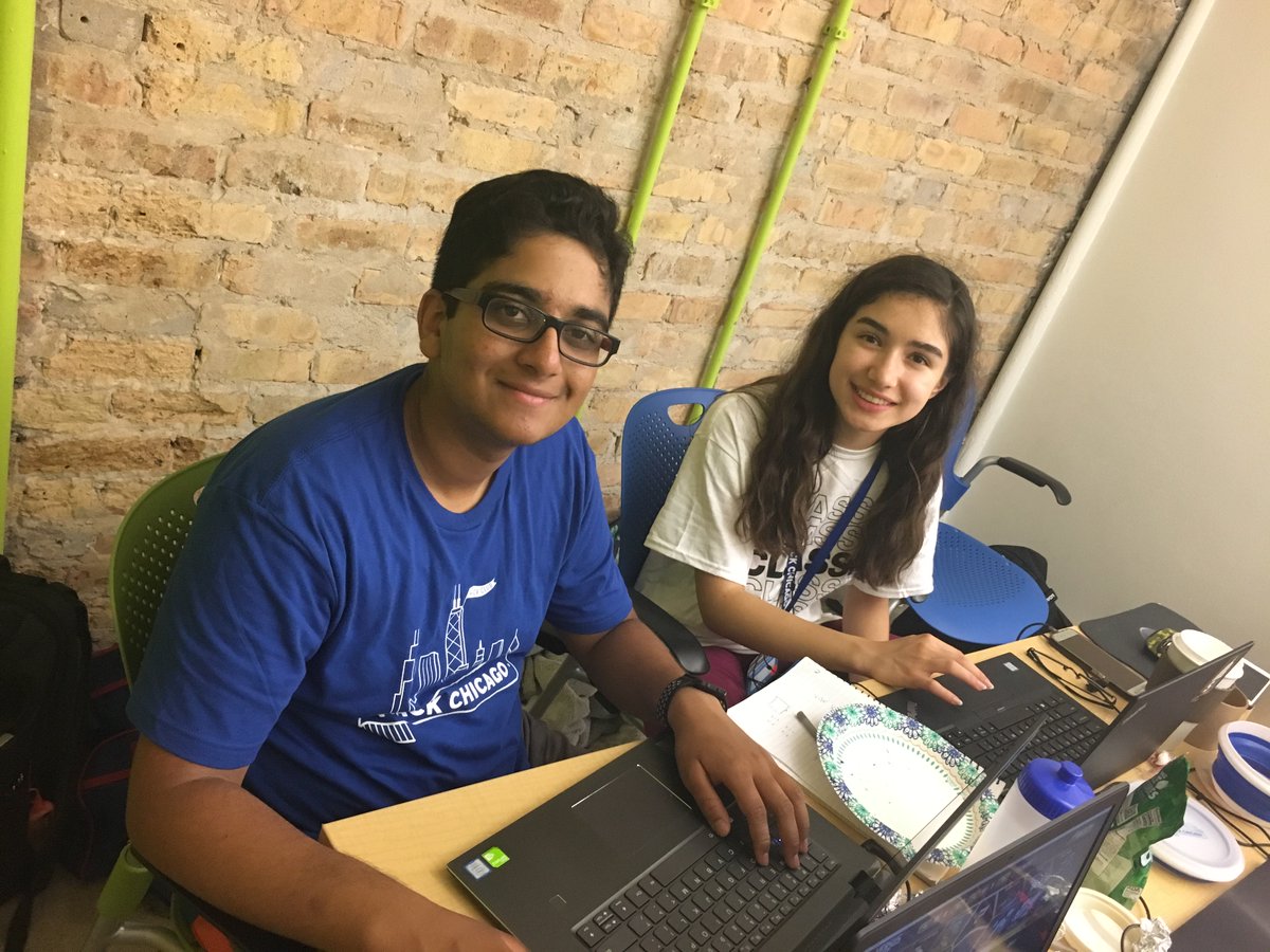 HackChicago18's tweet photo. These amazing hackers are making a map of Illinois and congressional districts. https://t.co/neTRfpVt8s
