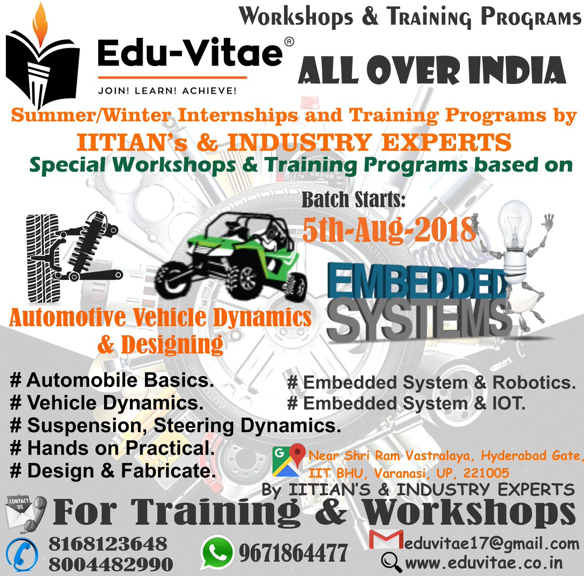 evs_services's tweet photo. HURRY UP! Register Now!
Click Here To REGISTER: https://t.co/2sg8c2r2sp
#Mechanical #Automobile_Designing #Engine_Design #Electrical_Electronics #Embedded_Systems_Arduino_IoT #Internship_Training_Programs #EduVitae
Connect With Us: https://t.co/7PfMEbv5w2 https://t.co/ti4d7ctGb7