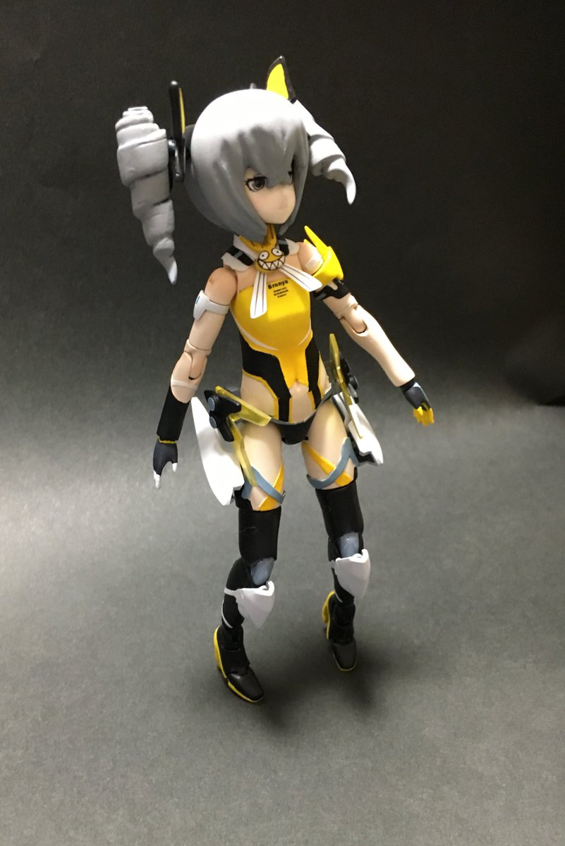 Sonono Pa Twitter 初faガール ブローニャ ザイチク 駆動装山吹 完成しました 今日は組みあげて集中力がなくなってしまったので また後日いろいろ写真撮ってあげます 撮影ブースも作らねば Faガール 崩壊3rd ブローニャ