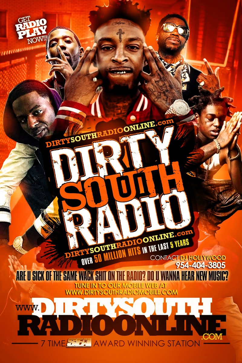 WDSRONLINE's tweet photo. Get Your Music On @DirtySouthRadio 1 Year Radio Play 250 Spins A Month For ONLY $450.00 Dollars { Contact } DSROBLAST@GMAIL.COM DJ Hollywood 954-404-3805 Tune In On Our Mobile Web https://t.co/jH9H6lH8TU !!! https://t.co/ZRoBjM2s8R