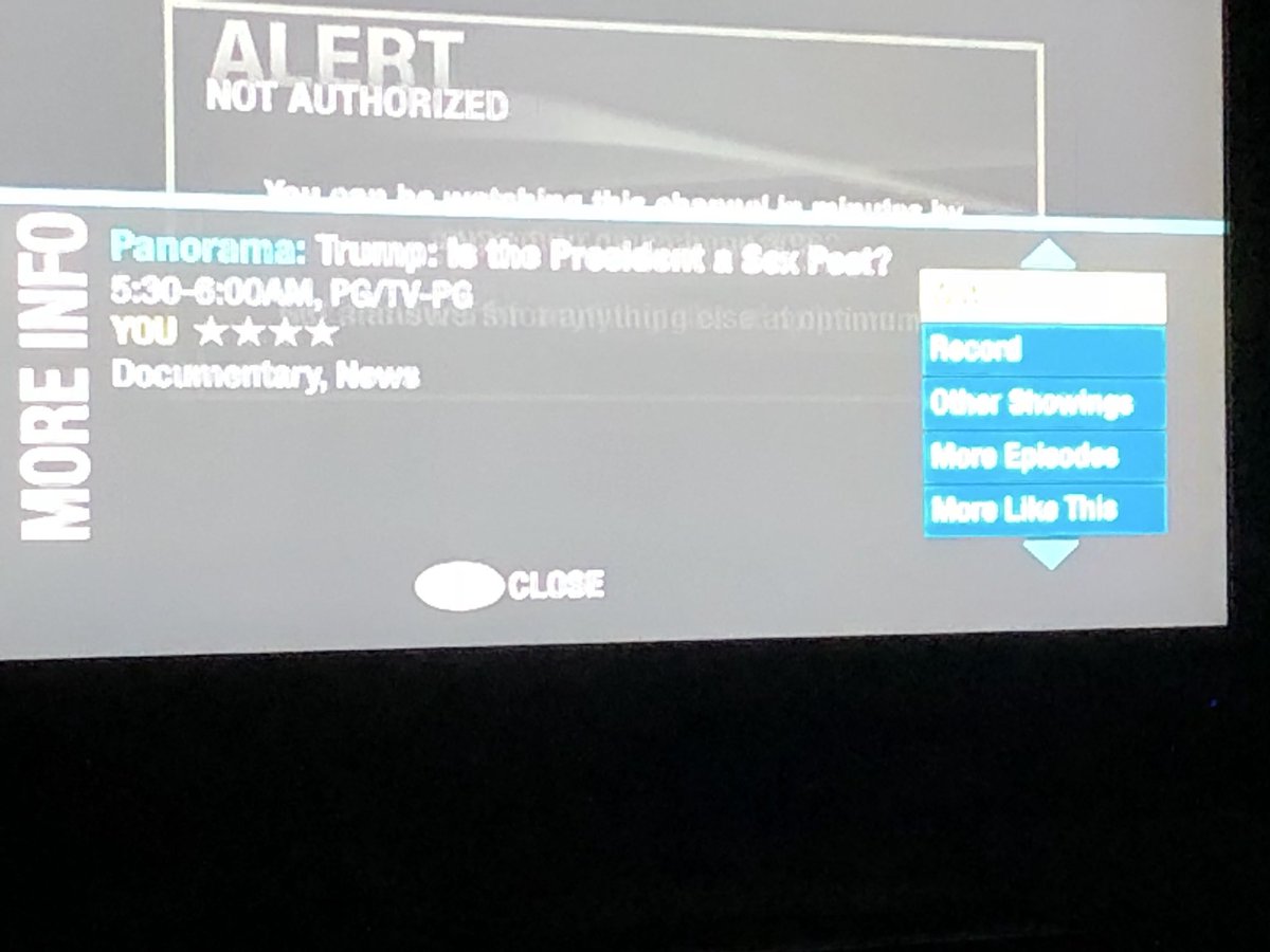 ThePapSays's tweet photo. I know it’s pretty blurry and it’s also 5:30 am, but now I really want to know if the President is in fact a sex pest https://t.co/NvtW949uDe