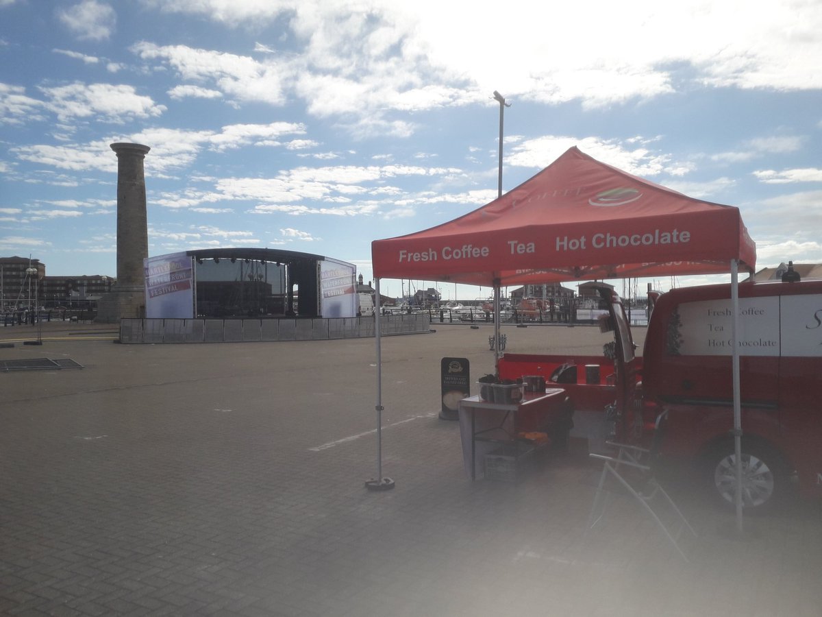 Day 2 at #HartlepoolWaterfrontFestival for <a href="/CoffeeSupreme11/">Coffee Supreme</a> with <a href="/LostVoiceGuy/">Lost Voice Guy</a> headlining this afternoon 
<a href="/HpoolCouncil/">Hartlepool Borough Council</a> 
Don't miss this 😀😎