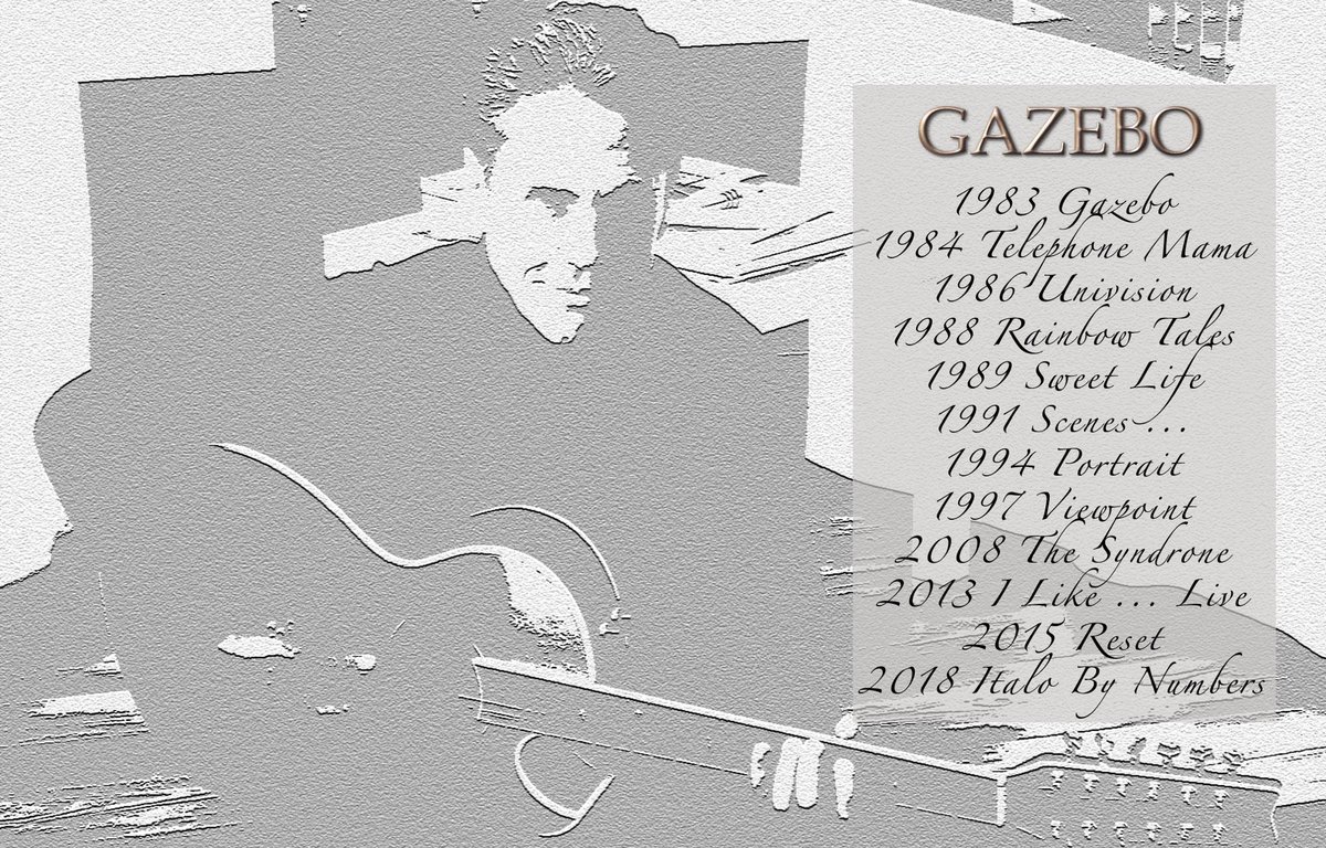 GazeboOfficial's tweet photo. #Gazebo #Official #Discography #Music #Albums #Pop #Electro #NewWave #SynthPop #Dance #NewRomantics #NewDandy #ItaloDisco #Eurosynth https://t.co/9C6uJC1rQi