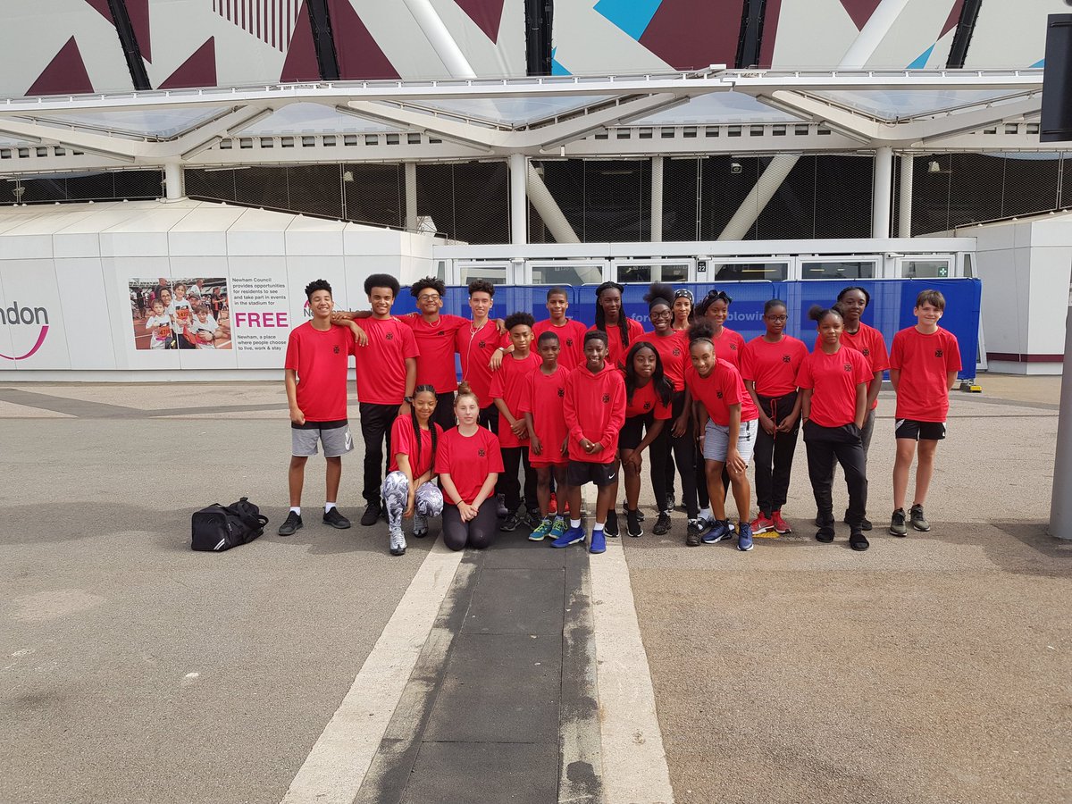 sbos59's tweet photo. At club connect relays   5 HHH teams running in Olympic stadium https://t.co/8XMEbPuxI1