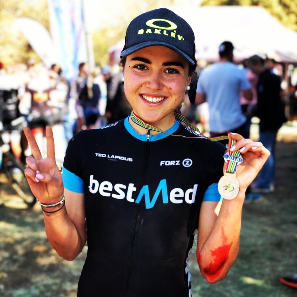 Another Race 
Another Podium
Congratulations <a href="/BmissD/">Daniellestrydom</a> on your Silver medal at the South African Mountain Bike Cross Country Champions in Bloemfontein. 
Proudly sponsored by #TedLapidusWomen #TedLapidus