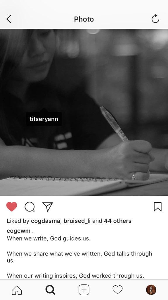 thoughtsofyan's tweet photo. Walang kapantay ang saya na dulot ng Iyong presensiya.
Bawat Linggo,puso ko’y may galak pagkat alam kong ikaw ay makakasama.
Maraming salamat Ama, hindi man ako karapat-dapat, hinayaan Mo akong paglingkuran Kita.
#BuhayContent #CWMFamily #COGDasma 💕 https://t.co/lTLMG4Dwb5