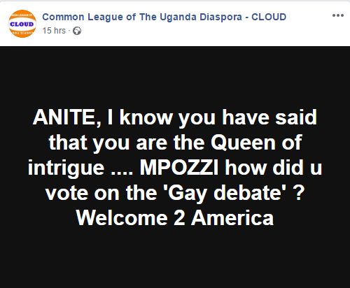 ug_edge's tweet photo. Demonstrations against the presence of a #Uganda-n minister Evelyn Anite in #America on Saturday raged in Boston.

Martin Byakuleka, the president of #CLOUD, who planned the protests, wants Fletcher School to dismiss Anite "queen of intrigue" https://t.co/09216Z4PbE #AgeLimit https://t.co/g2hBULy9kW
