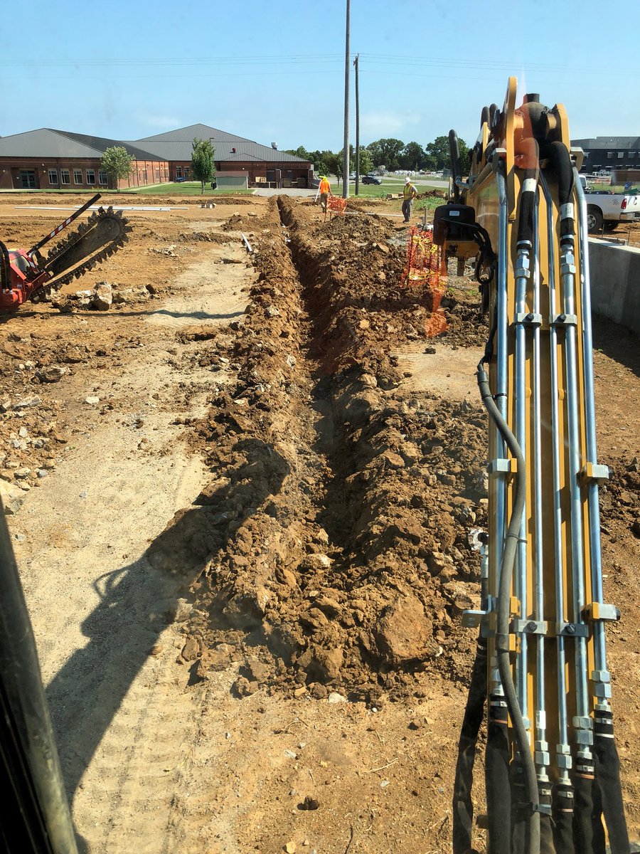 Weekend work got us like...........smh. Prepping for natural grass at rockvale high school. #athleticconstruction #naturalgrass #wac