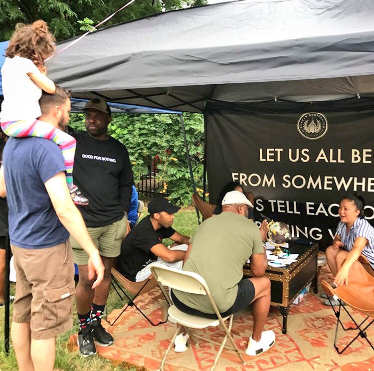 PMorganPHL's tweet photo. Outdoor mobile @UrbanConsulate stopped by @LancAveJazzFest w/ some guests from #Detroit & #NOLA. 📷credit: @UrbanConsulate #urbanexchange #mobileconsulate #knightcities https://t.co/8pMK9nRNuy