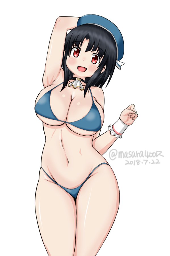 高雄(艦隊これくしょん) 「#艦これ版深夜の真剣お絵描き60分一本勝負
#艦これ版真剣お絵描き60分一本勝負」|マサラ@Trident660のイラスト