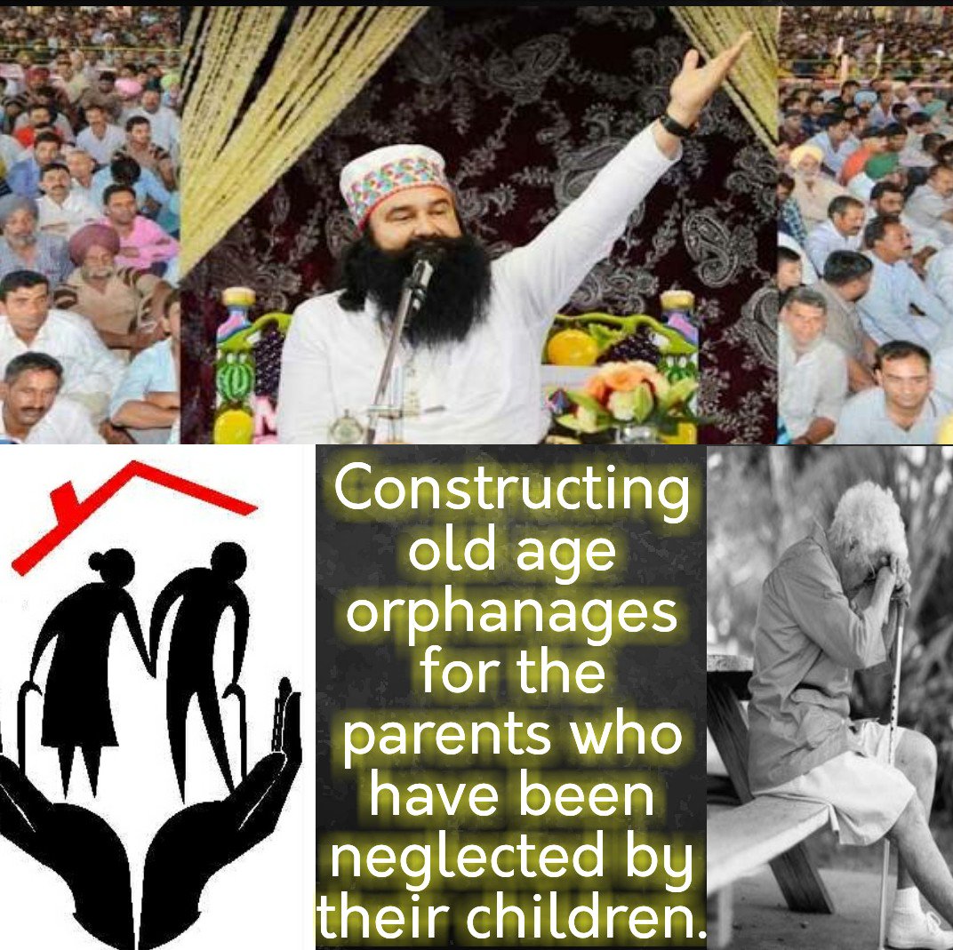 muskan437's tweet photo. Parents spent whole life tym for us &amp; its our responsibility to care for thm

We are at high position bcoz of thm If they have'nt spent money for us we can't have this life

Bt as they get older childs throw thm out of home 

For such #OldAgeHomes is construct by @derasachasauda https://t.co/cSp89MltGr
