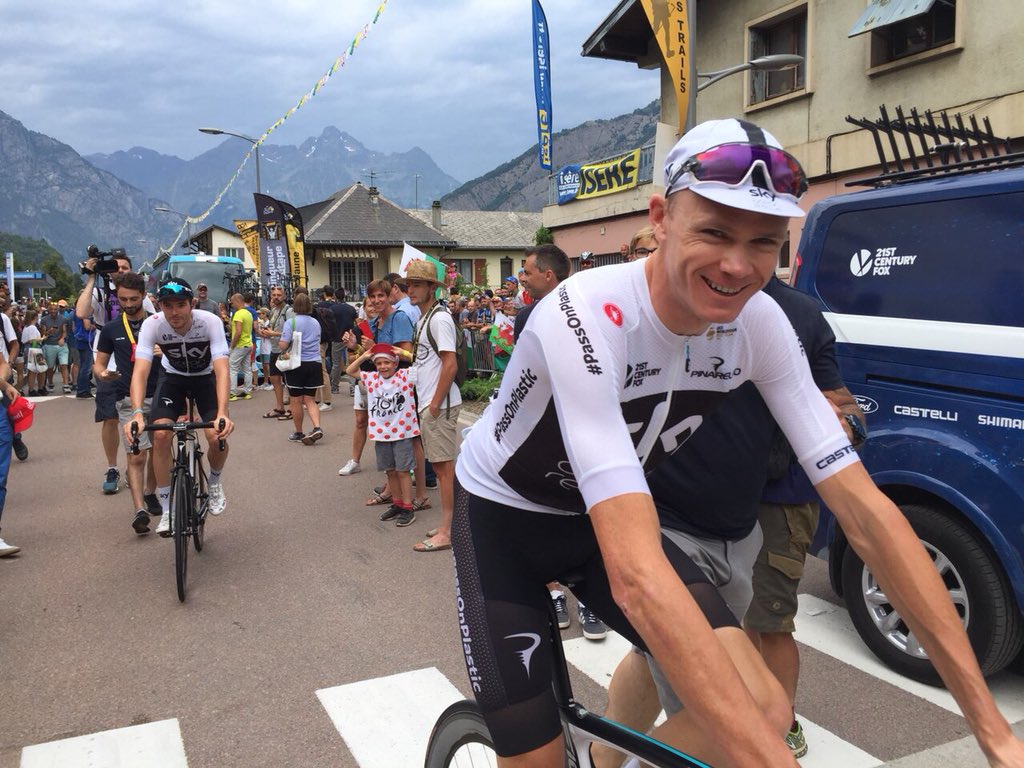 Being a British team we’ve always had a soft spot for <a href="/teamsky/">teamsky</a> but we’re behind them more than ever right now with the treatment they and especially <a href="/chrisfroome/">Chris Froome</a> are receiving. Keep Smiling Guys! 👊💪😀👍