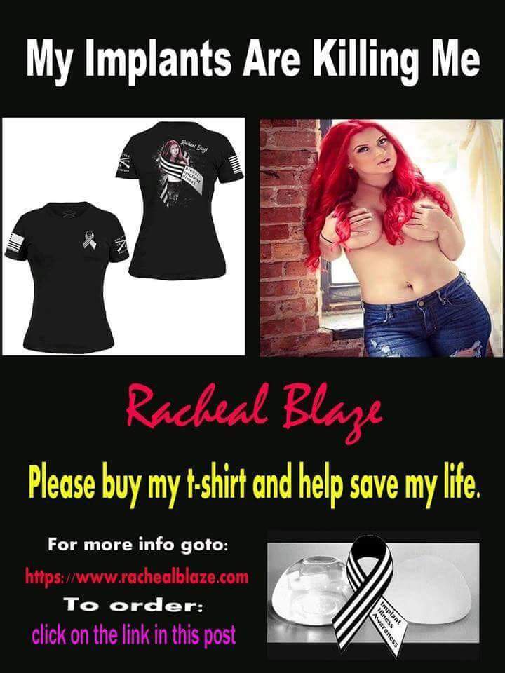 Hey Tweeps I really need u to show <a href="/RachealBlaze/">RACHEAL BLAZE</a> some love now more than ever for those who dont know she is suffering from brest implant sickness she has been dealing with this this over 2 yrs now &amp; has gotten to the point where her body is shutting down gofundme.com/help-save-rach…
