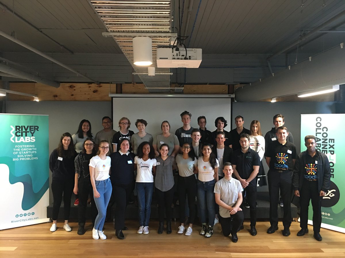 changemakeher's tweet photo. We've been chosen in the top 10 teams for #yscomp18 !! Come along and watch us pitch live tomorrow morning! @RiverCityLabs @YS_Comp https://t.co/5TFolB5VBP https://t.co/BIuM0ttkYE