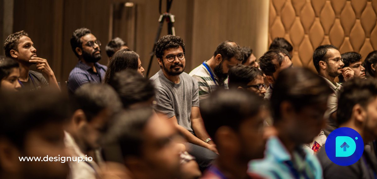 DesignUpConf's tweet image. DesignUp landed Up in Hyderabad - beating IKEA to it (sorry, we love your lampshades and food)! This thread: some pics and takeaways from our time in #Hyderabad with a packed audience and an engaged community...
