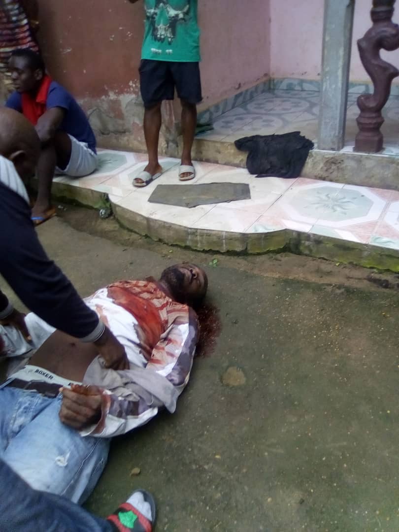 Eugeneufoka's tweet photo. You don't need to be a terrorist to be killed  by La Republique du Cameroun military. Being an Indigenes of #SouthernCameroons qualifies you to be slaughter in your home.This is genocide @CarlSkau @SweMFA @SwedenUN @RussiaUN @Ulkoministerio @NorwayMFA @margotwallstrom @DanishMFA https://t.co/bBwdE06tLZ