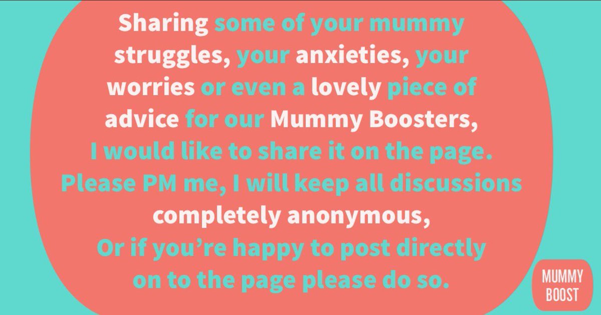 MummyBoost's tweet photo. @Tsattar4 @thismorning @DearDeidre @DearDeidre thanks for the RT - the more people know the better. There is help out there and many people can speak from personal experience! https://t.co/lapGcr9JCW