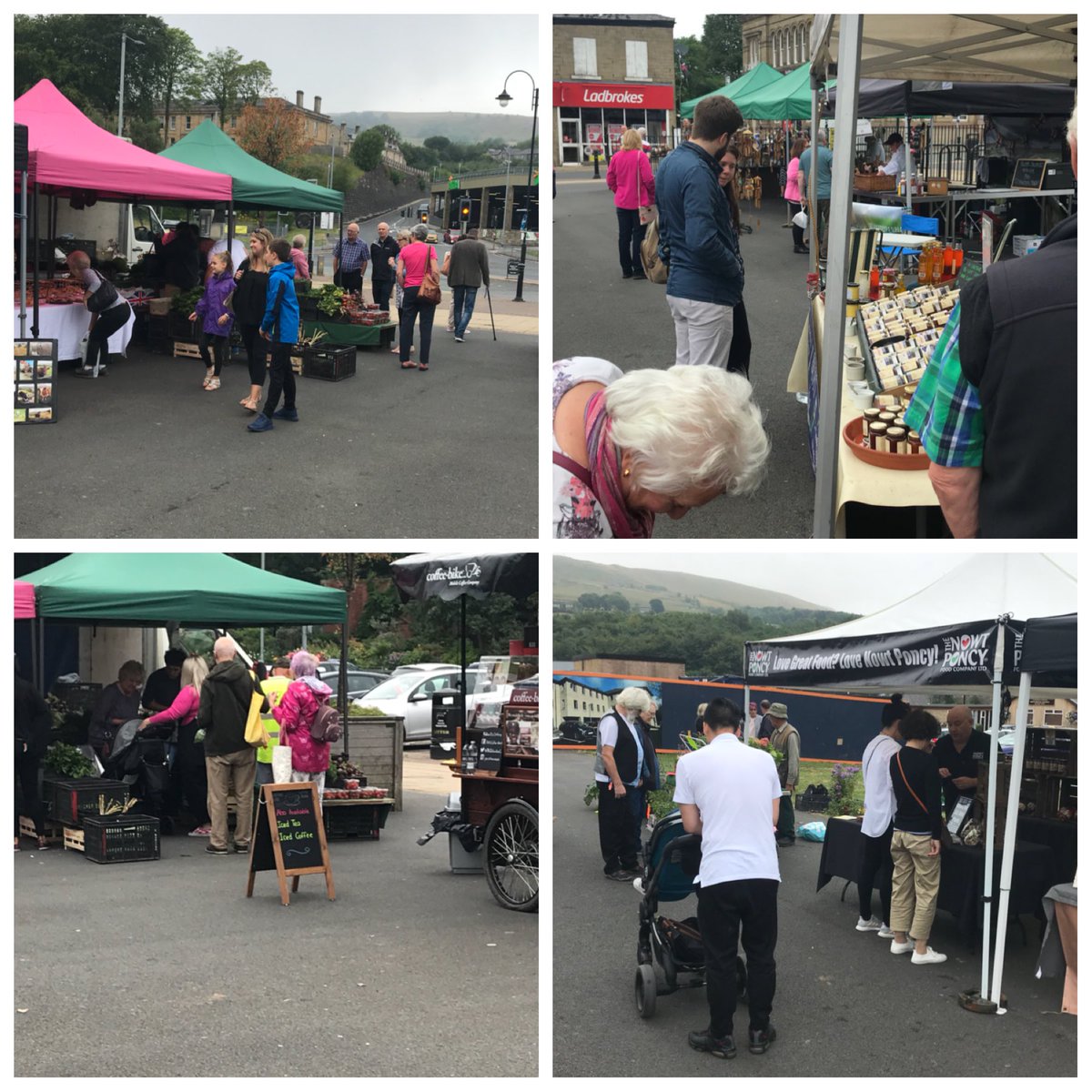 Lots of local support at today’s #Rawtenstall Farmers and Artisan Market 
We’re open till 3pm