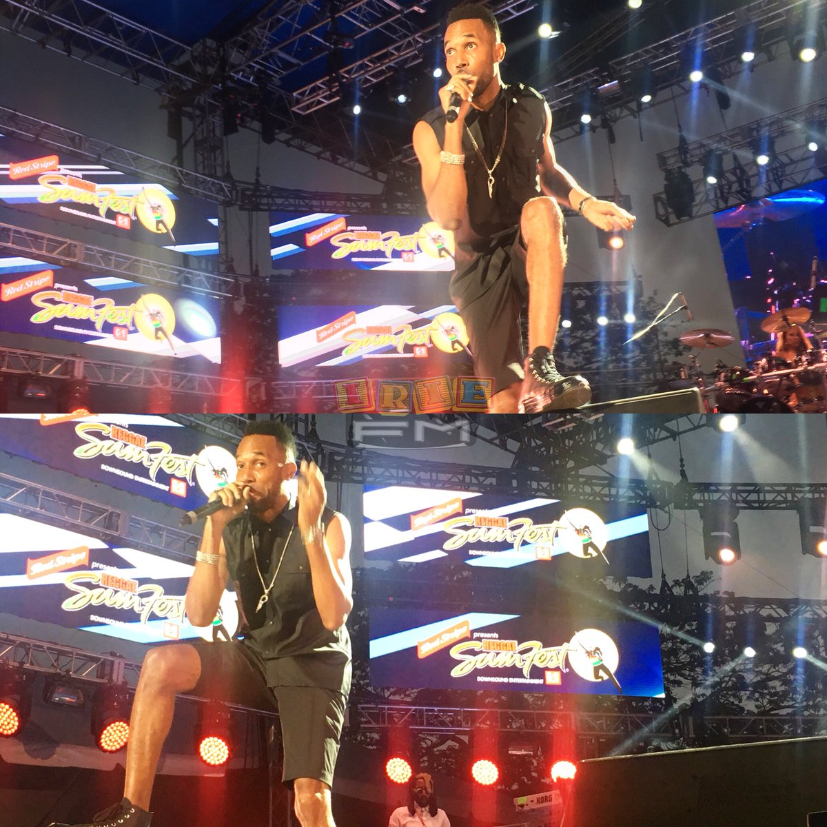 IRIE_FM's tweet photo. #IRIESumfest #Cham @thecham #Sumfest26 #IRIEFM #Jamaica #reggaeradio #reggaesumfest https://t.co/K14RlqDF0T